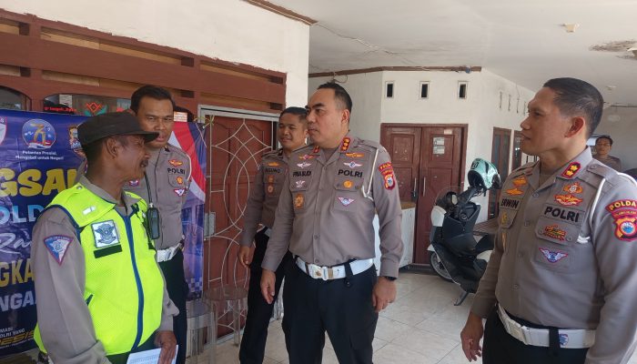 Viral !! Dirlantas Polda Sulsel Sidak Banpol di Bundaran Samata
