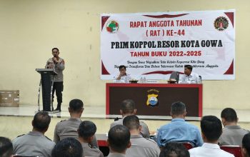 Kapolresta Gowa Pimpin RAT ke-44 PRIM Koppol, Dorong Tata Kelola Koperasi yang Transparan dan Akuntabel