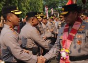 Kapolres Parepare Hadiri Penyambutan Kapolda Sulsel
