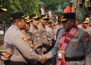 Kapolres Kepulauan Selayar Hadiri Penyambutan Kapolda Sulsel Irjen Pol Dr. Awal Chairuddin di Mapolda Sulsel