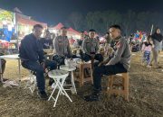 Jaga Kamtibmas, Kanit Reskrim Sisir Pasar Malam Bikeru