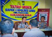 Kapolres Luwu Kunker ke Polsek Bajo dan Belopa, Tekankan Disiplin dan Pelayanan Humanis