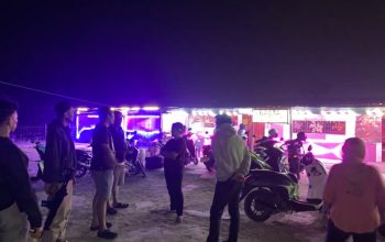 Polsek Wara Gelar Patroli Malam, Antisipasi Kejahatan Jalanan di TPI Ponjalae