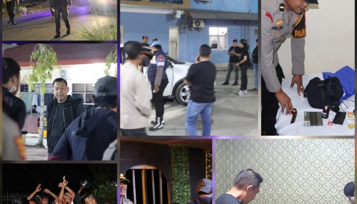 Cegah Peredaran Narkoba, Polres Sinjai Sisir Wisma hingga Kafe pada Malam Minggu