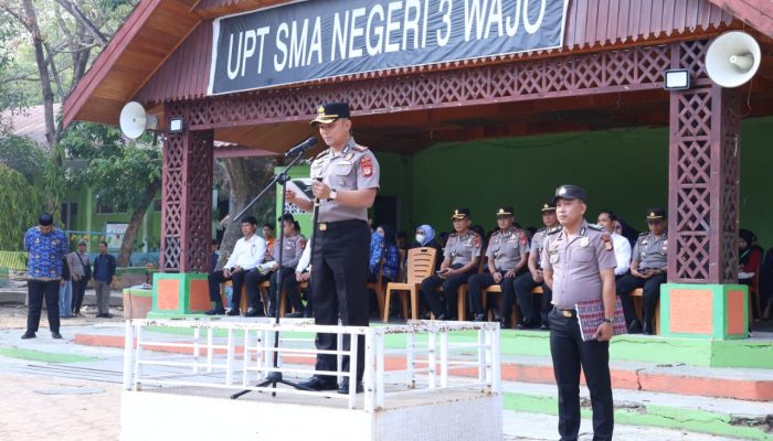 Cegah Kenakalan Remaja, Kapolres Wajo Ajak Orangtua dan Sekolah Bersinergi