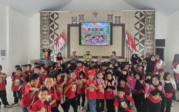 Polisi Sahabat Anak, Satlantas Polres Luwu Pandu PAUD Percontohan Study Tour