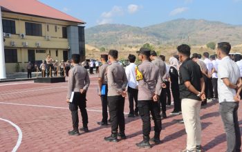 Kapolres Soppeng Tekankan Disiplin, Tanggung Jawab, dan Optimalisasi Pelayanan dalam Apel Pagi Personel