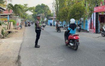 Bukan Hanya Senin, Commander Wish Sat Lantas Polres Selayar Perkuat Pengaturan Tiap Hari